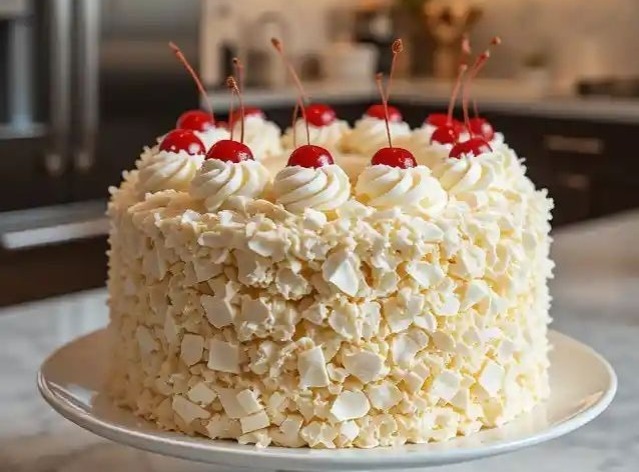 White Forest Cake